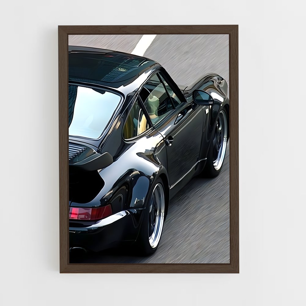 Poster turbo éclatant – affiche Porsche (vue 5)
